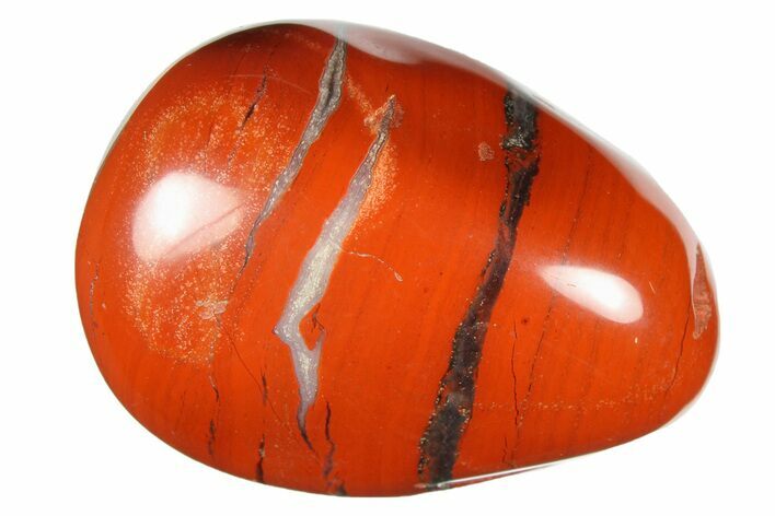 Large Tumbled Red Jasper Stones - Photo 1